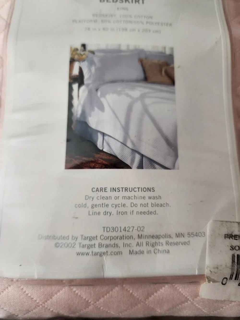 Madison Park New King Size Bedskirt or Dust Ruffel
